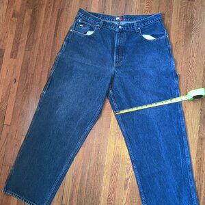 Vintage Tommy Jeans Men's Carpenter Denim Jeans Pants Blue • Size 38x32